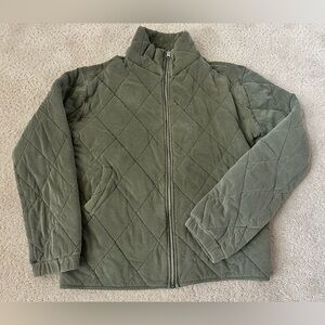 Women Wild Fable Quilted Green Jacket